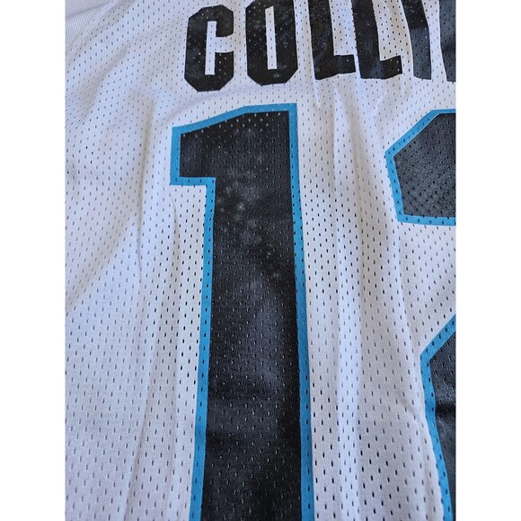 1995 Carolina Panthers #12 Kerry Collins Inaugural Season Game Jersey APEX SZ L - Picture 13 of 16